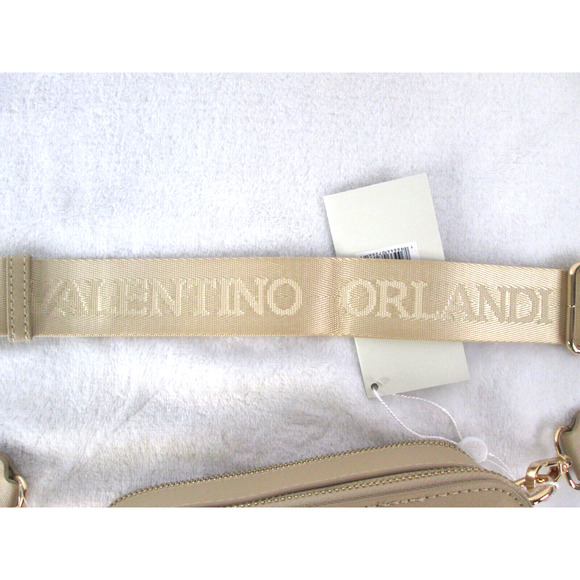 Valentino Orlandi Camera Bag Handbag Women Small Taupe 794 - Picture 3 of 14